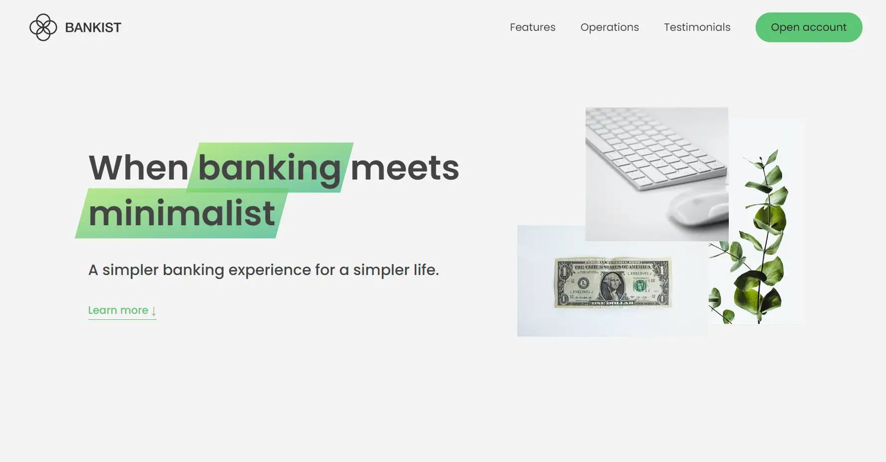 Bank Landing Page Photo